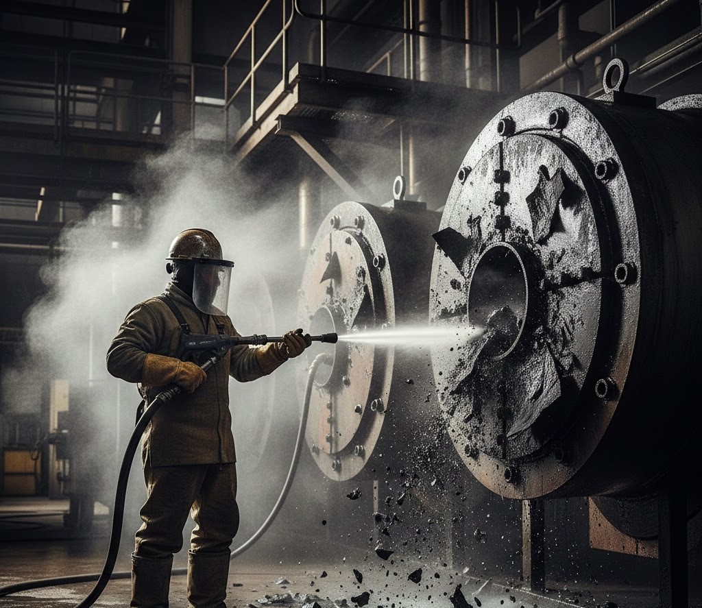 Boiler tube cleaning