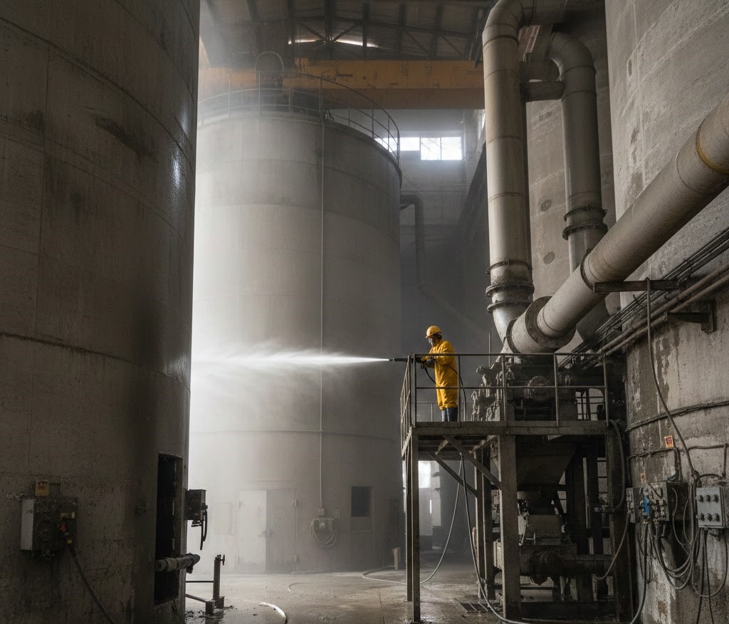 Cement factory cleaning